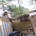 Tree fell through house, Athens GA