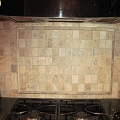 Stone backsplash, Bogart GA